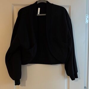 Zella Black Slip On Cardigan/Jacket